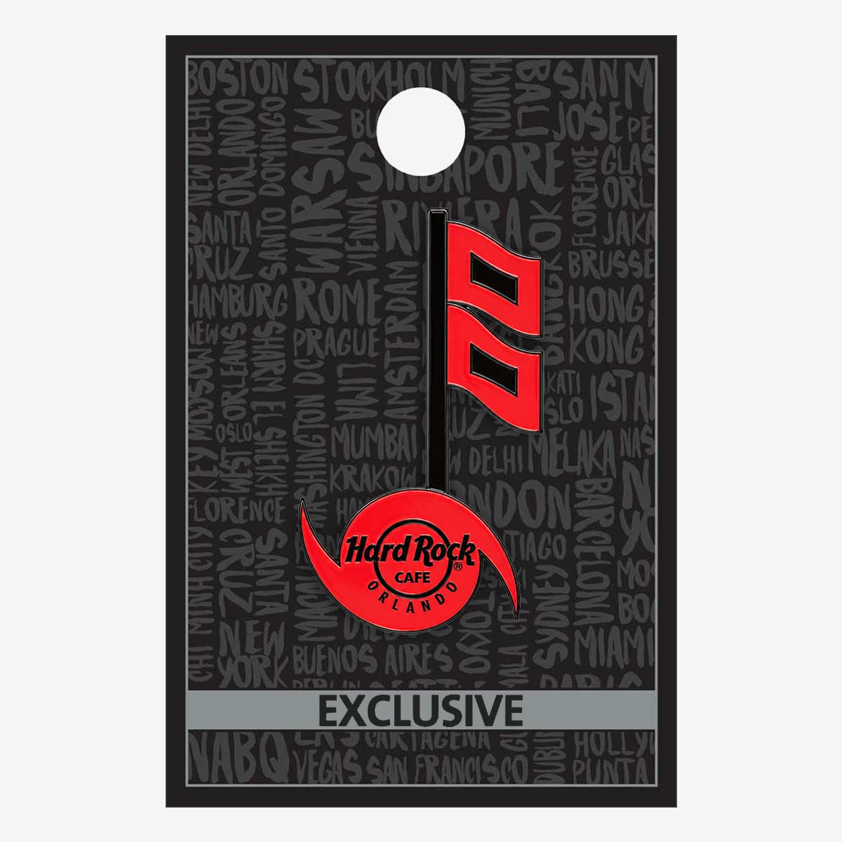 Orlando Hurricane Warning Spinner Pin image number 2