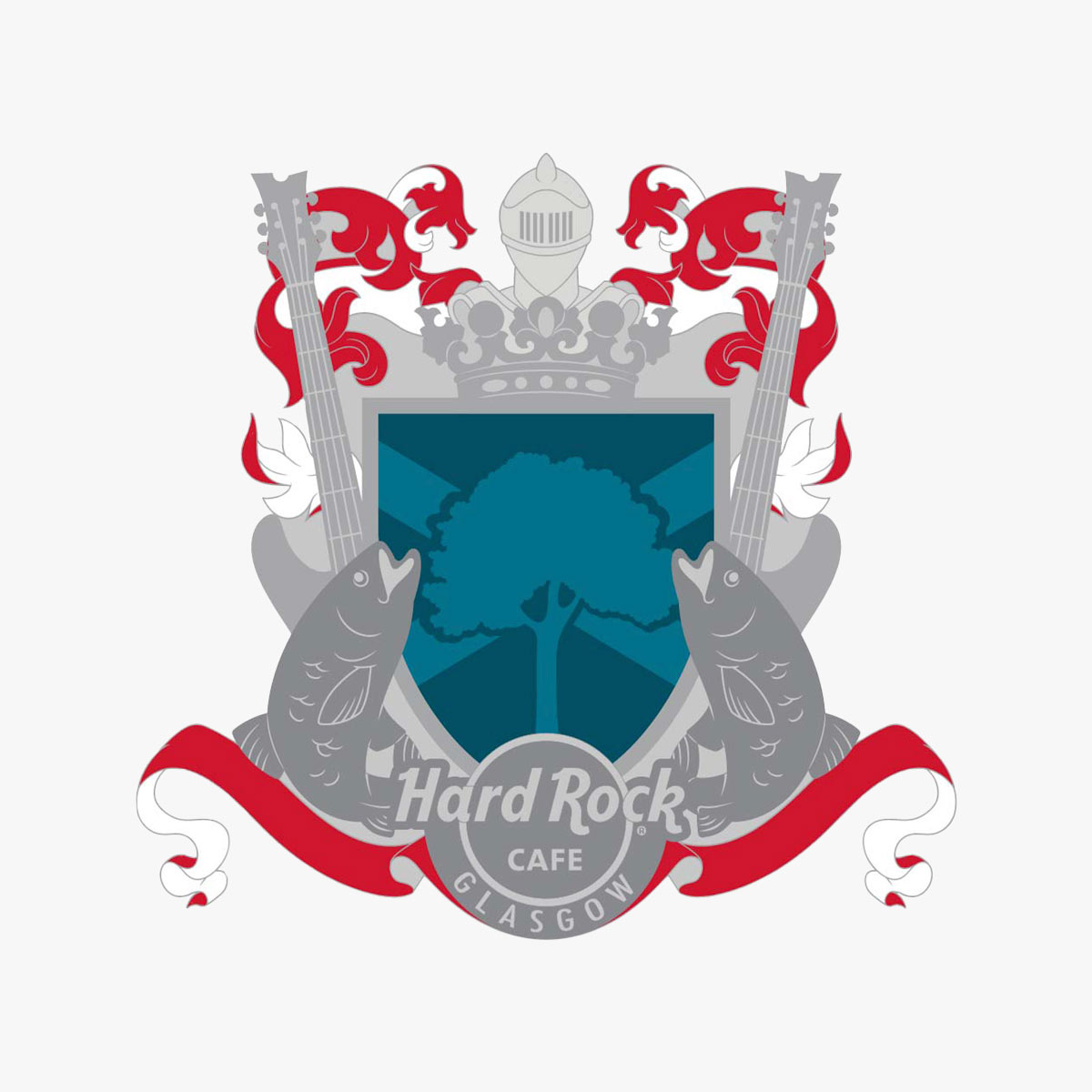 Glasgow 3D Coat of Arms Pin image number 1