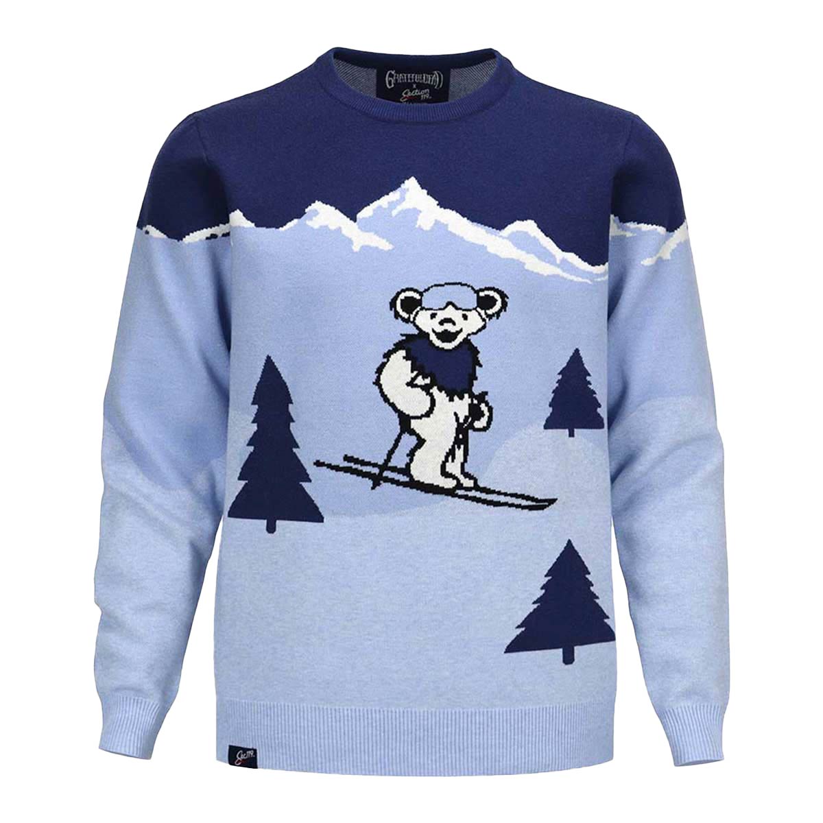 Grateful Dead Ski Bear Sweater in Blue image number 11