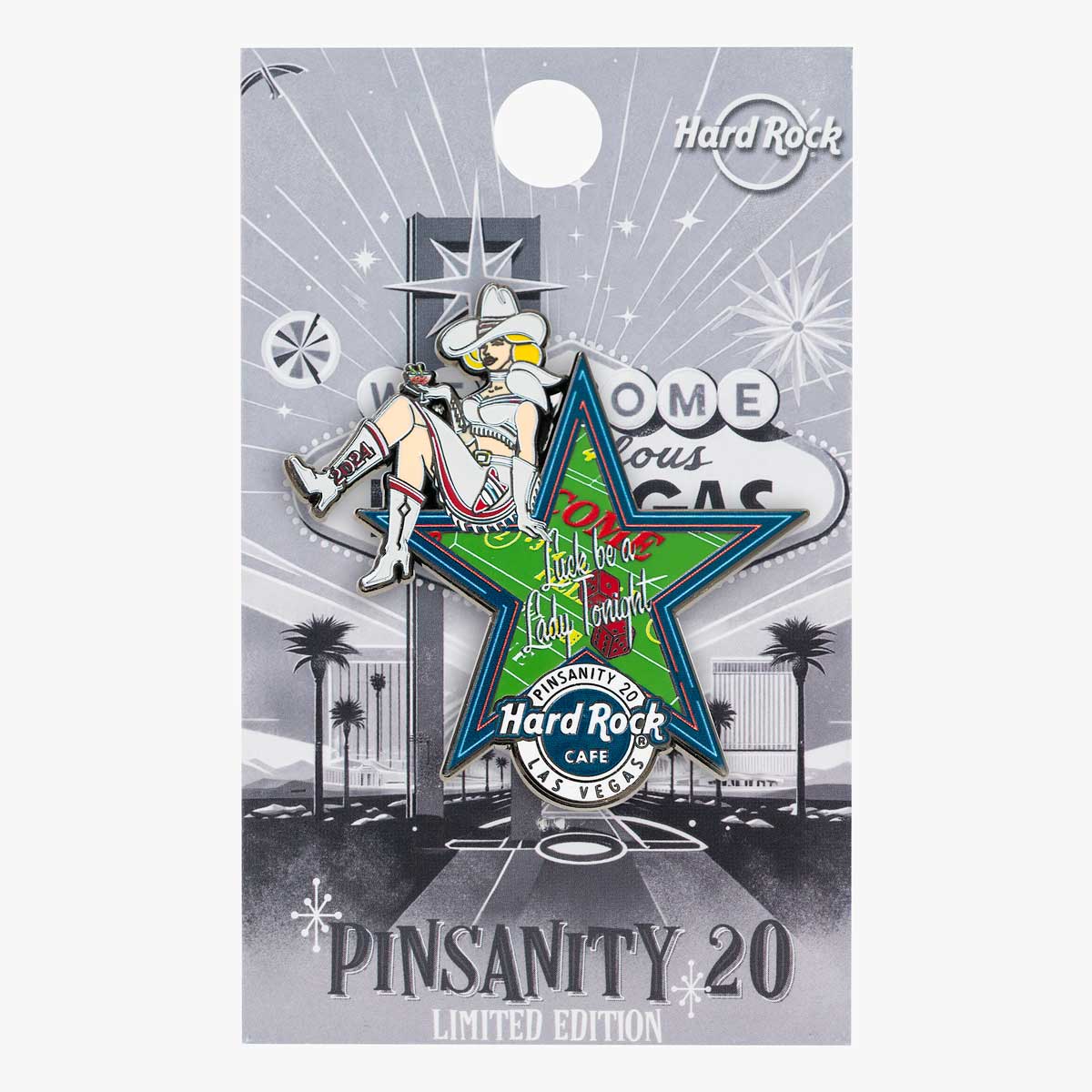 Pinsanity 20th Anniversary Cowgirl Las Vegas Pin image number 1