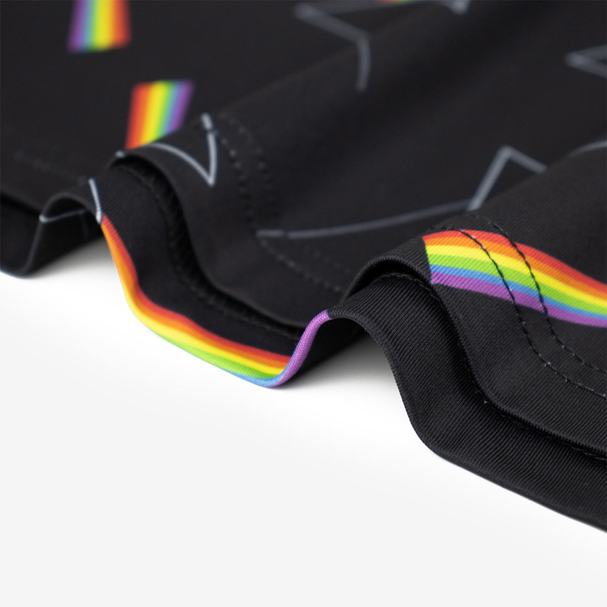 Pink Floyd Dark Side All-Over Prism Polo in Black image number 7