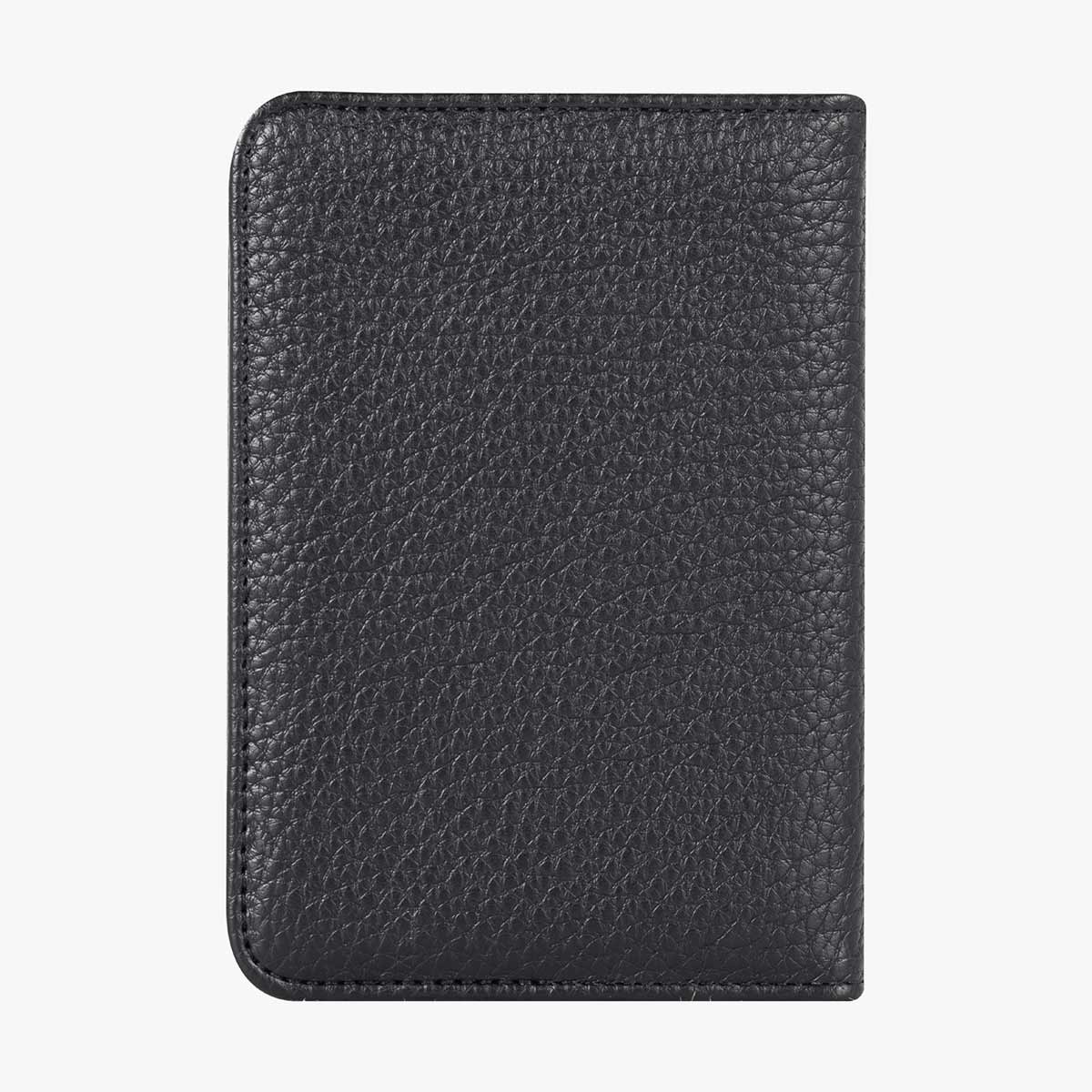 Black Pebbled Passport Cover and Key Fob Boxed Set image number 6