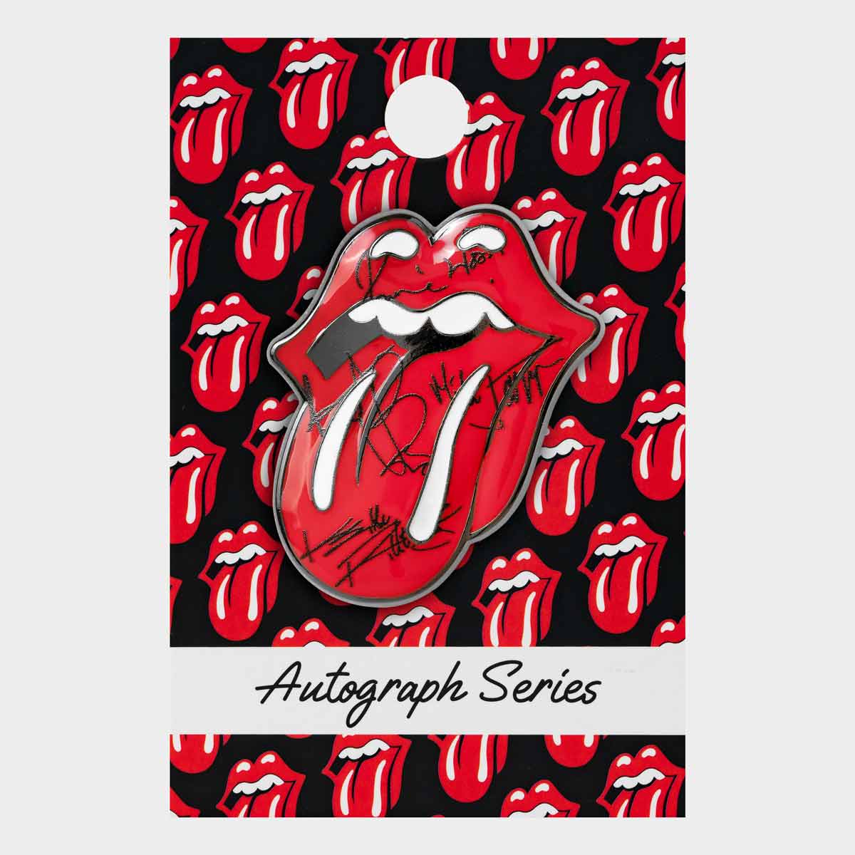 The Rolling Stones Autographed Pin image number 2