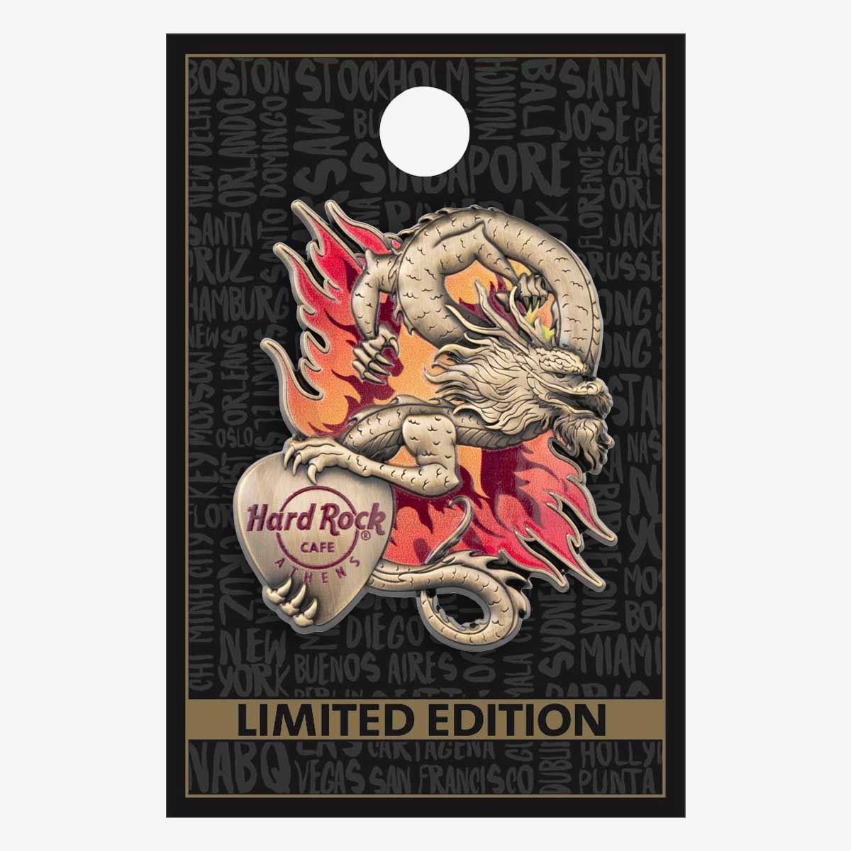 3D Asia Dragon Pin image number 2