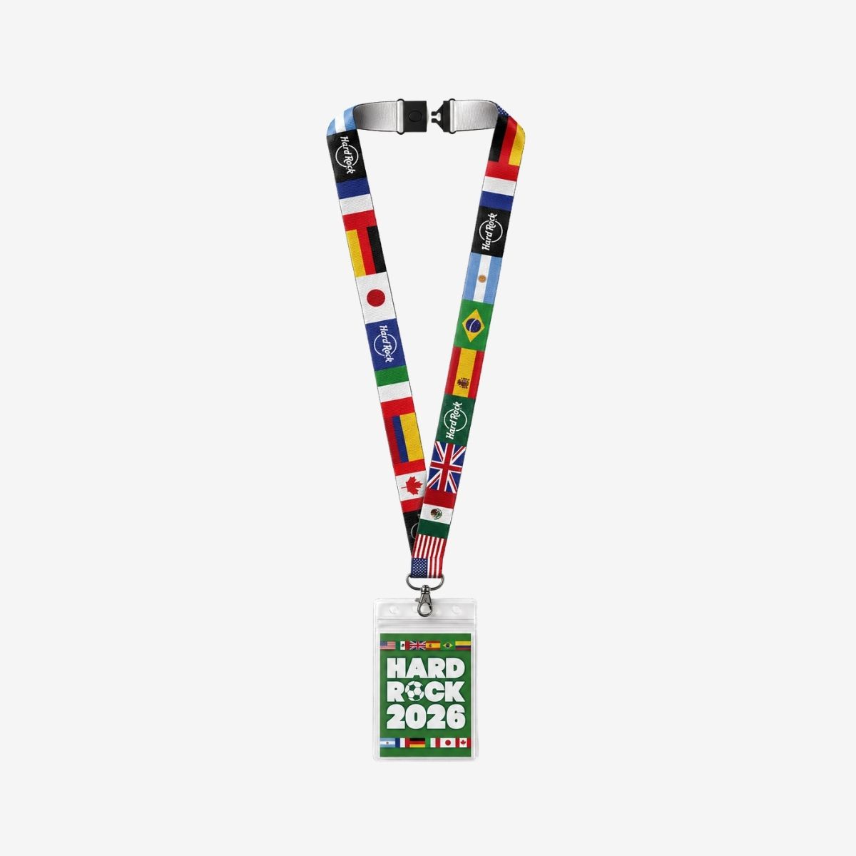 Country Flags Soccer Lanyard image number 1