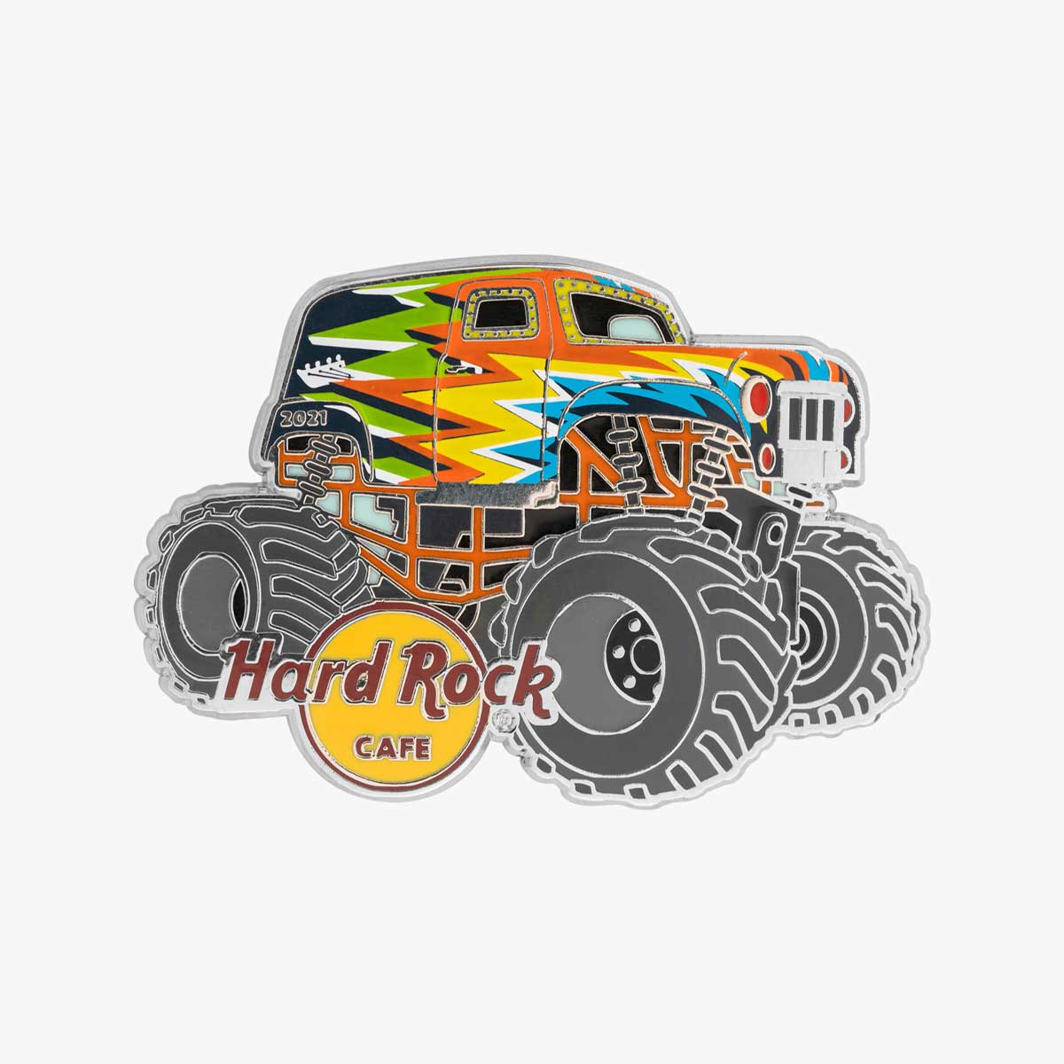 Monster Truck Series Neon Lightning Pin image number 2