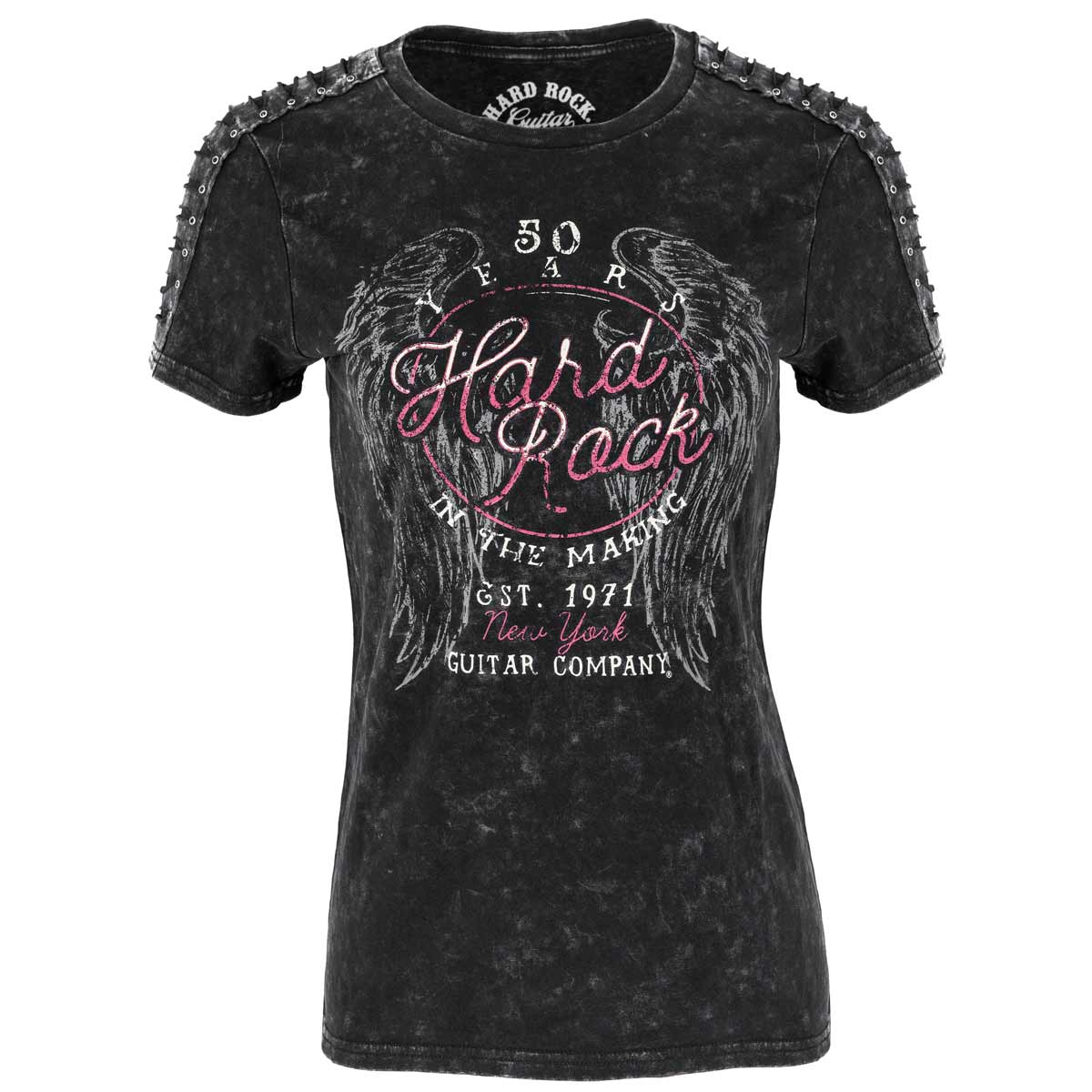 Women's 50th World Tour Studded Sleeve Tee image number 1