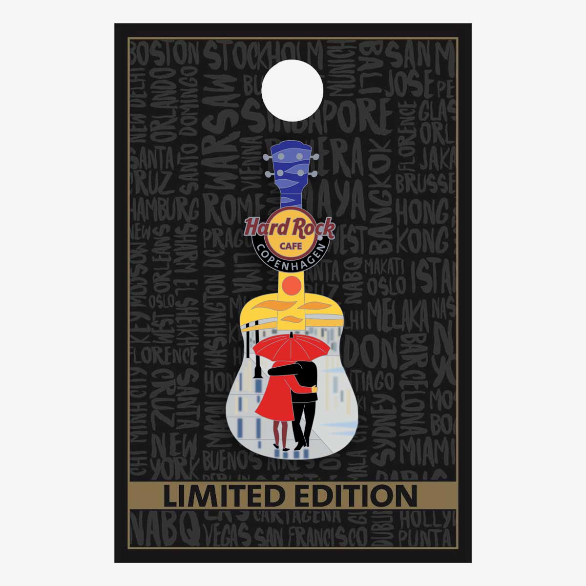 Limited Edition Copenhagen Love in The Rain Pin image number 2