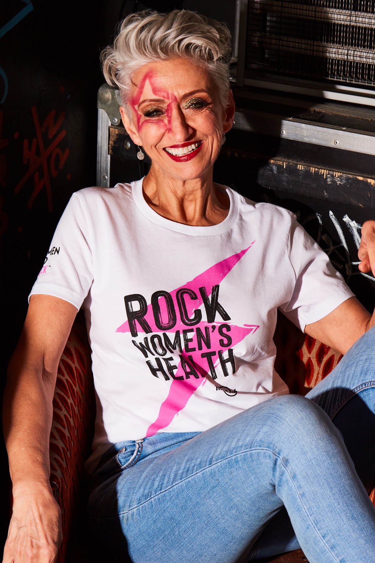 Women's Fit Women Who Rock Hard Rock Tee image number 4