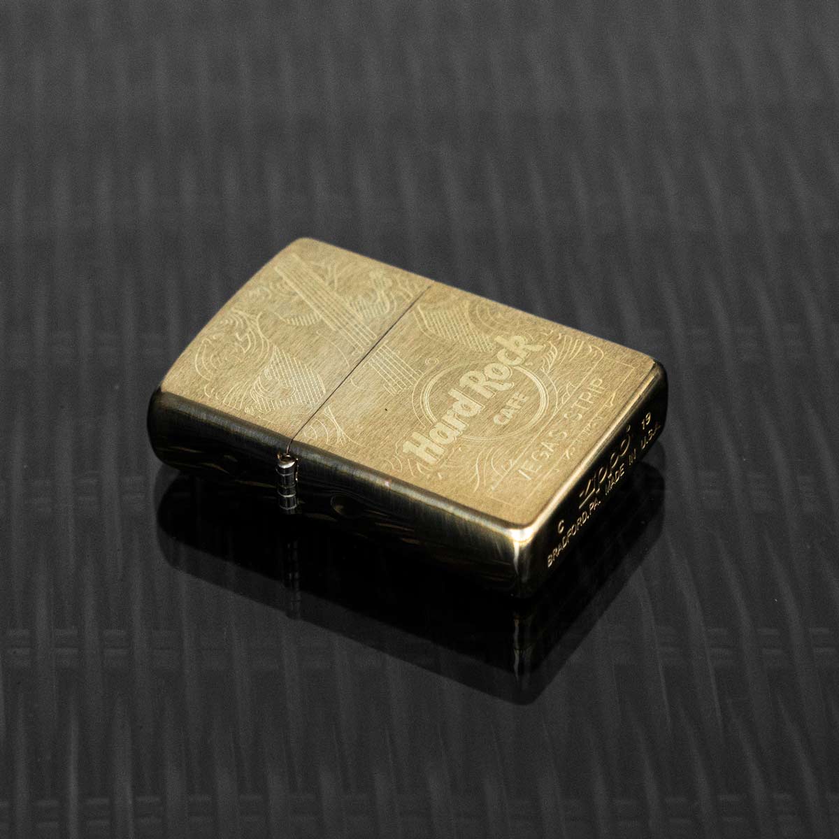 Zippo Brass Etched Guitar Lighter image number 2
