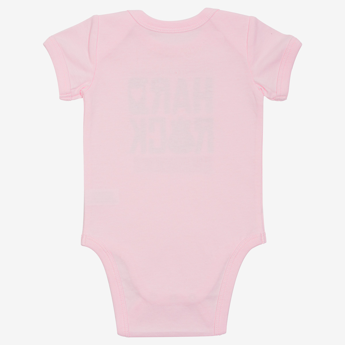 Rock Kids Baby Onesie in Pink with Logo Wings Design image number 2