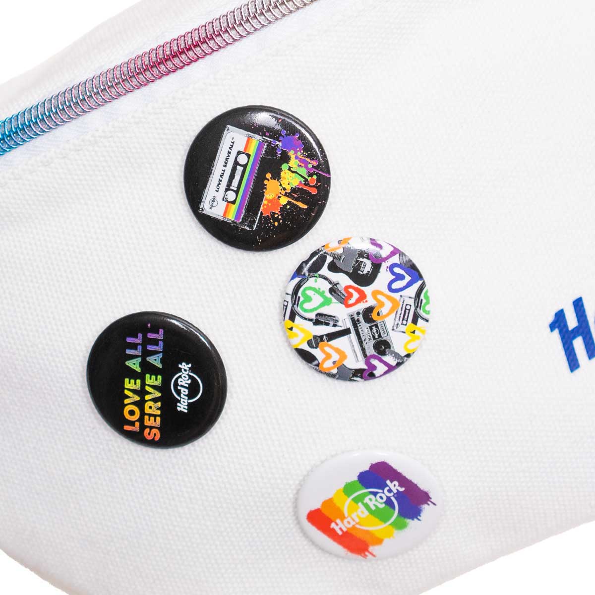 Pride Rainbow Button Pin Pack on Card image number 3