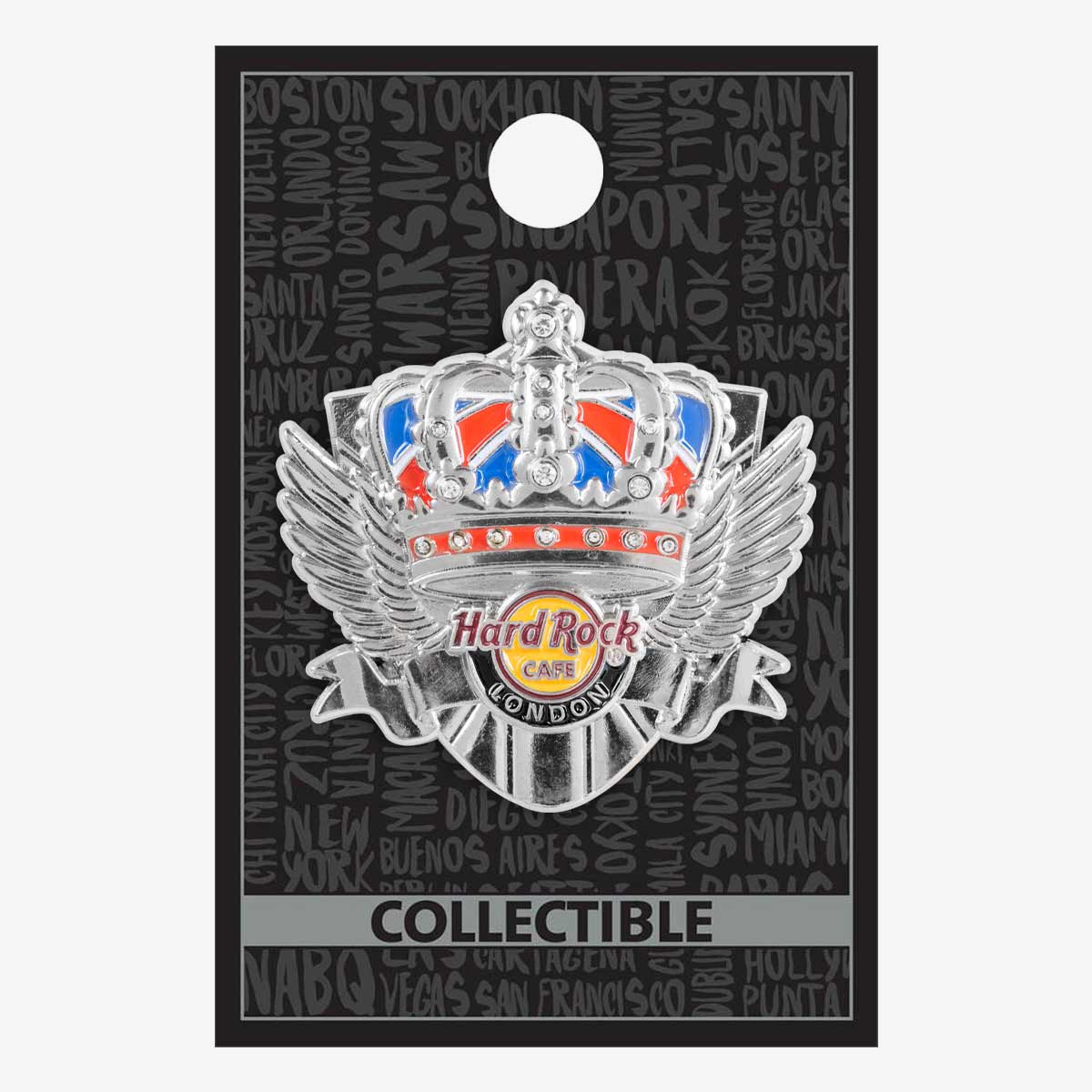 London Crown Pin image number 2