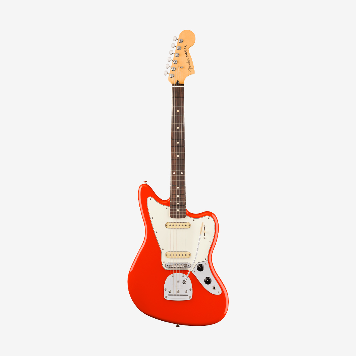 Fender Player II Jaguar Electic Guitar Coral Red image number 1