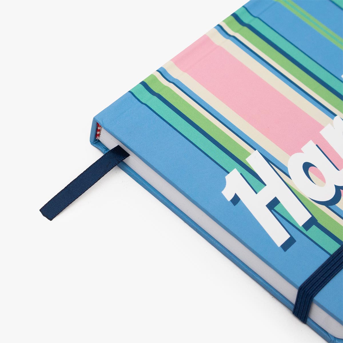 Pop of Color Notebook in Striped Light Blue and Pink image number 3