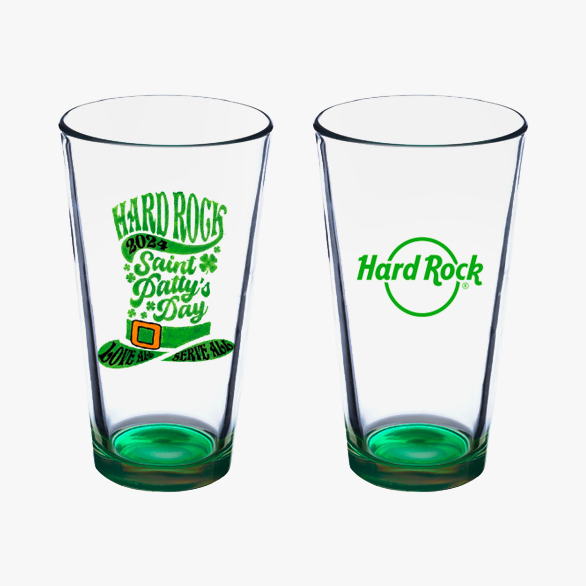St Pattys Day 2024 2pc Set Pint Glasses image number 1