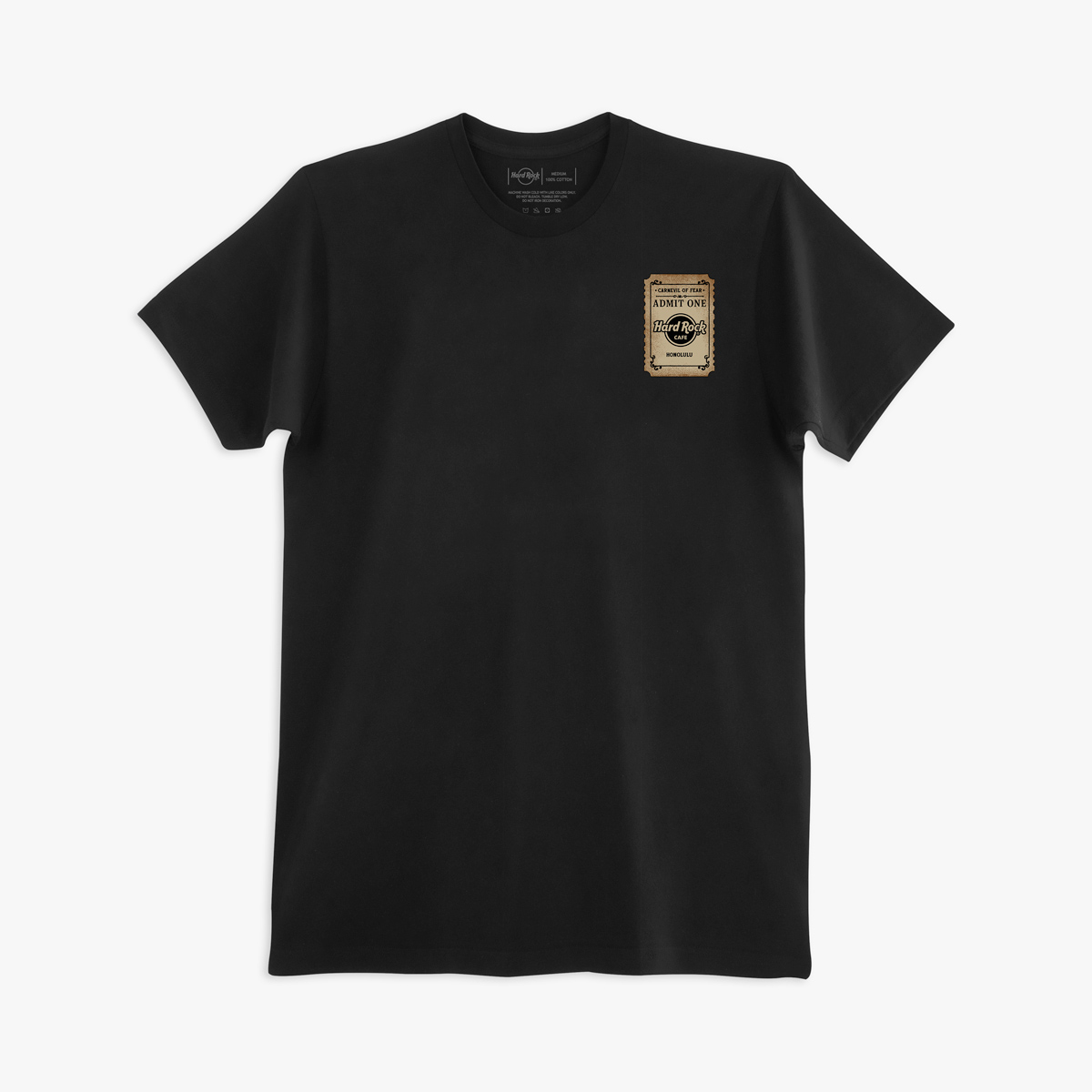 Halloween Side Show Poster Tee in Black image number 2