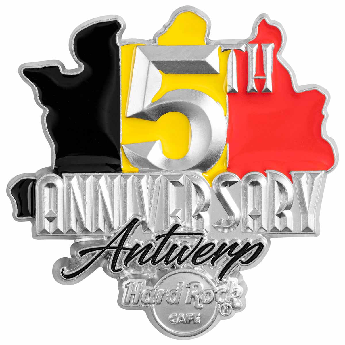 Antwerp 5th Anniversary 3D Prototype Pin image number 1