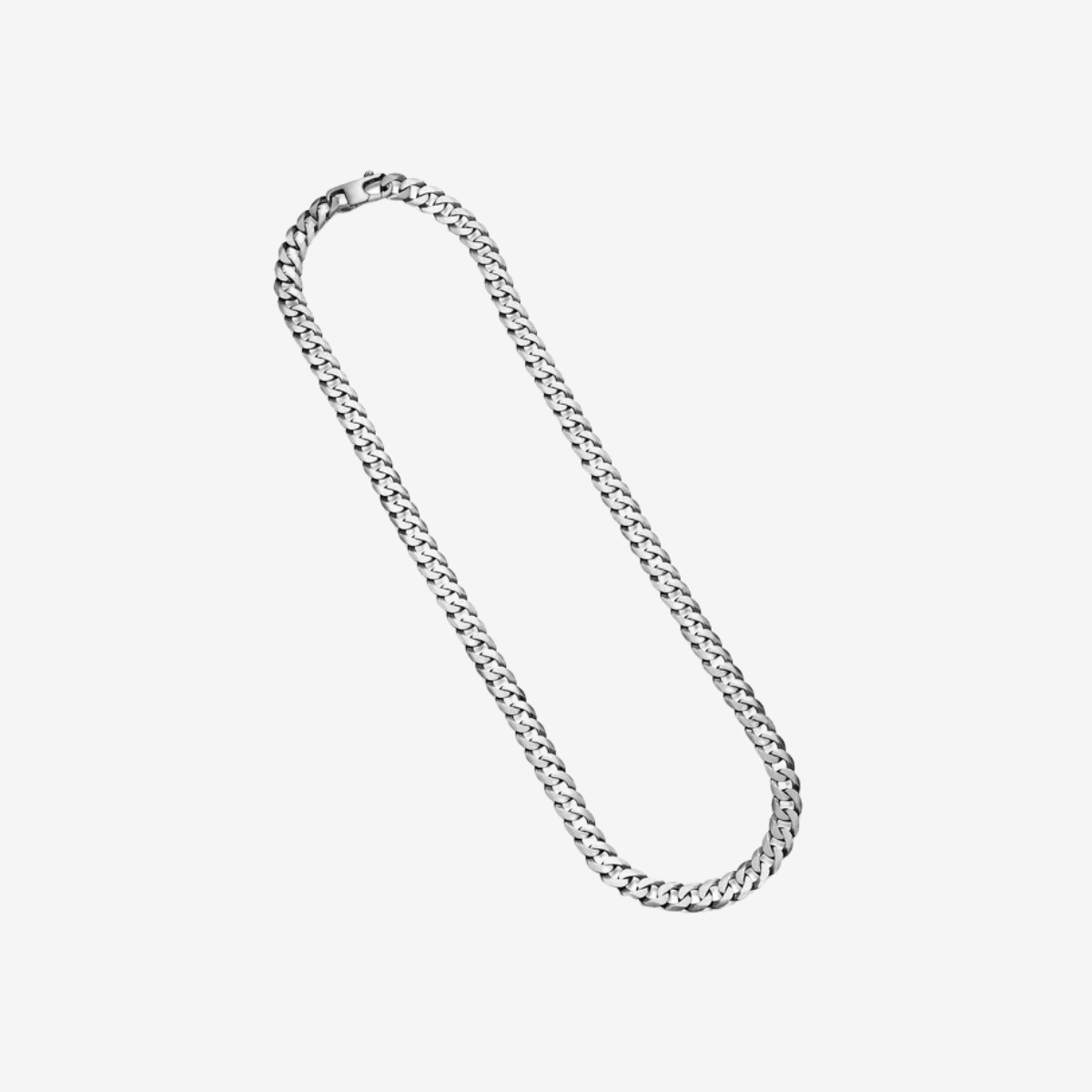 Ethos Curb 20" Brushed Gun Metal Chain Necklace image number 4