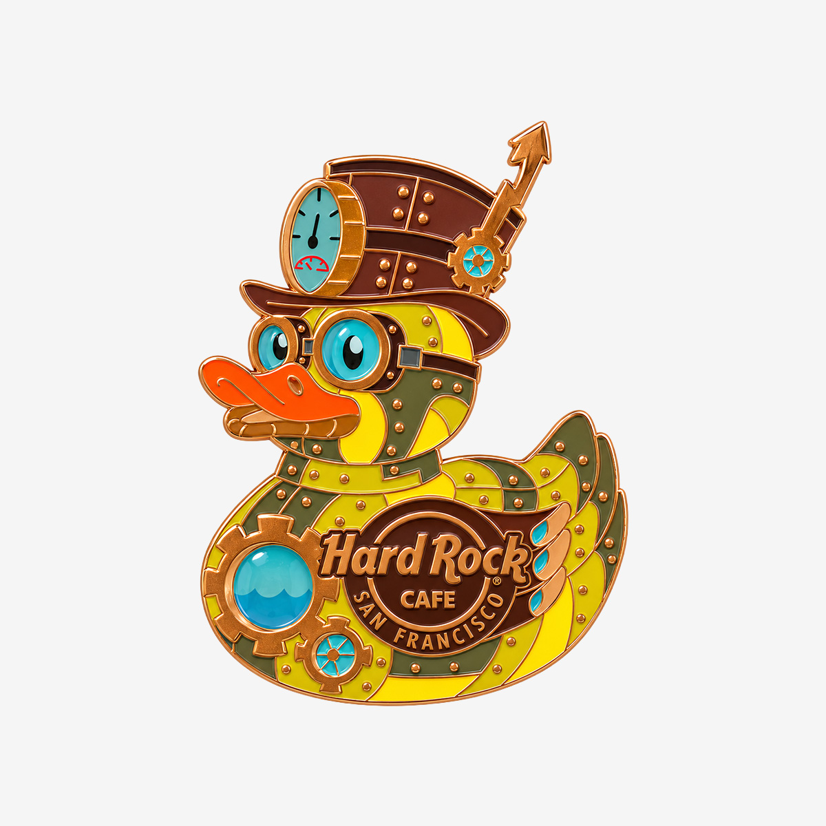 Collectible San Francisco Steampunk Duck Pin image number 1