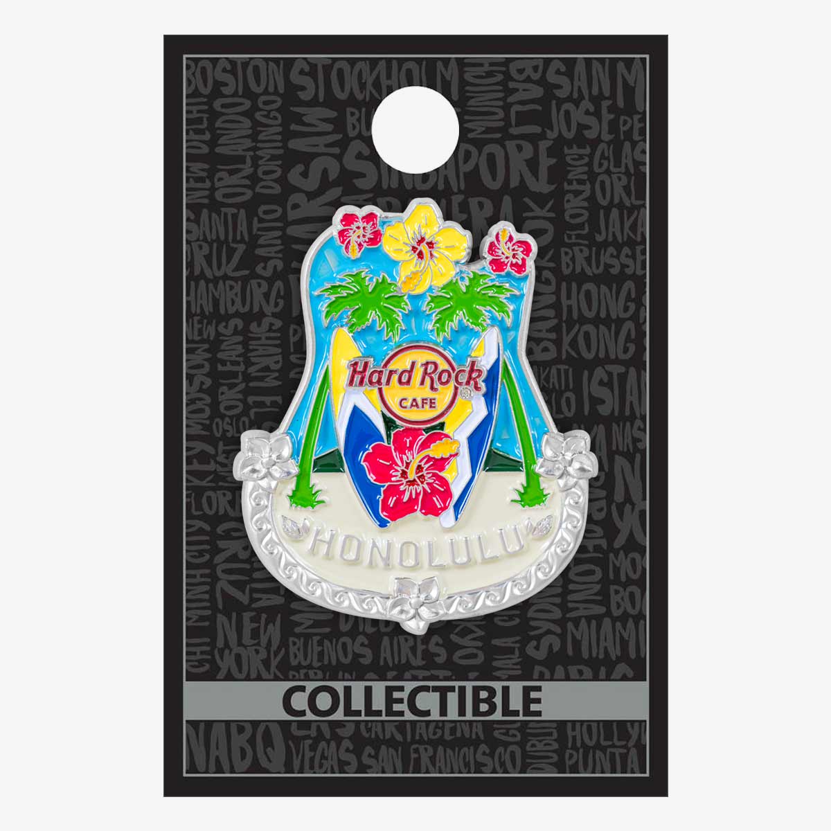 Collectible 3D Core City Guitar Pin image number 2