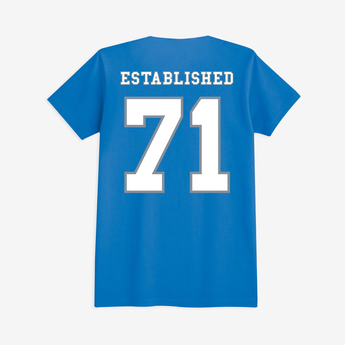 Adult Fit Football Colors Classic Logo Tee image number 2