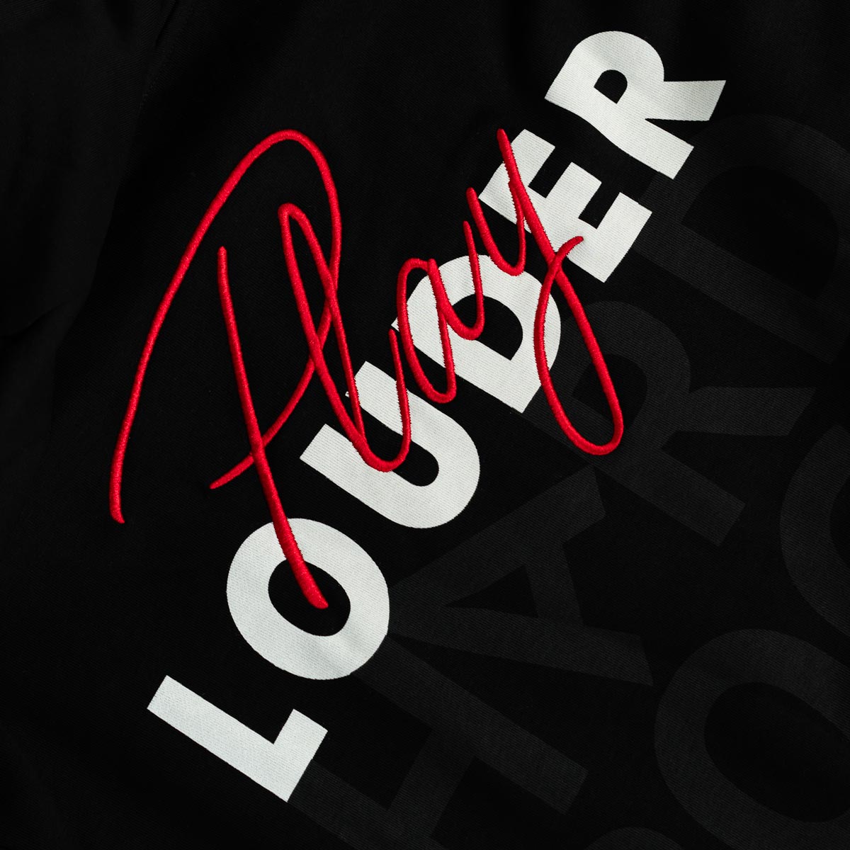 Play Louder Full Zip Hoodie in Black image number 4