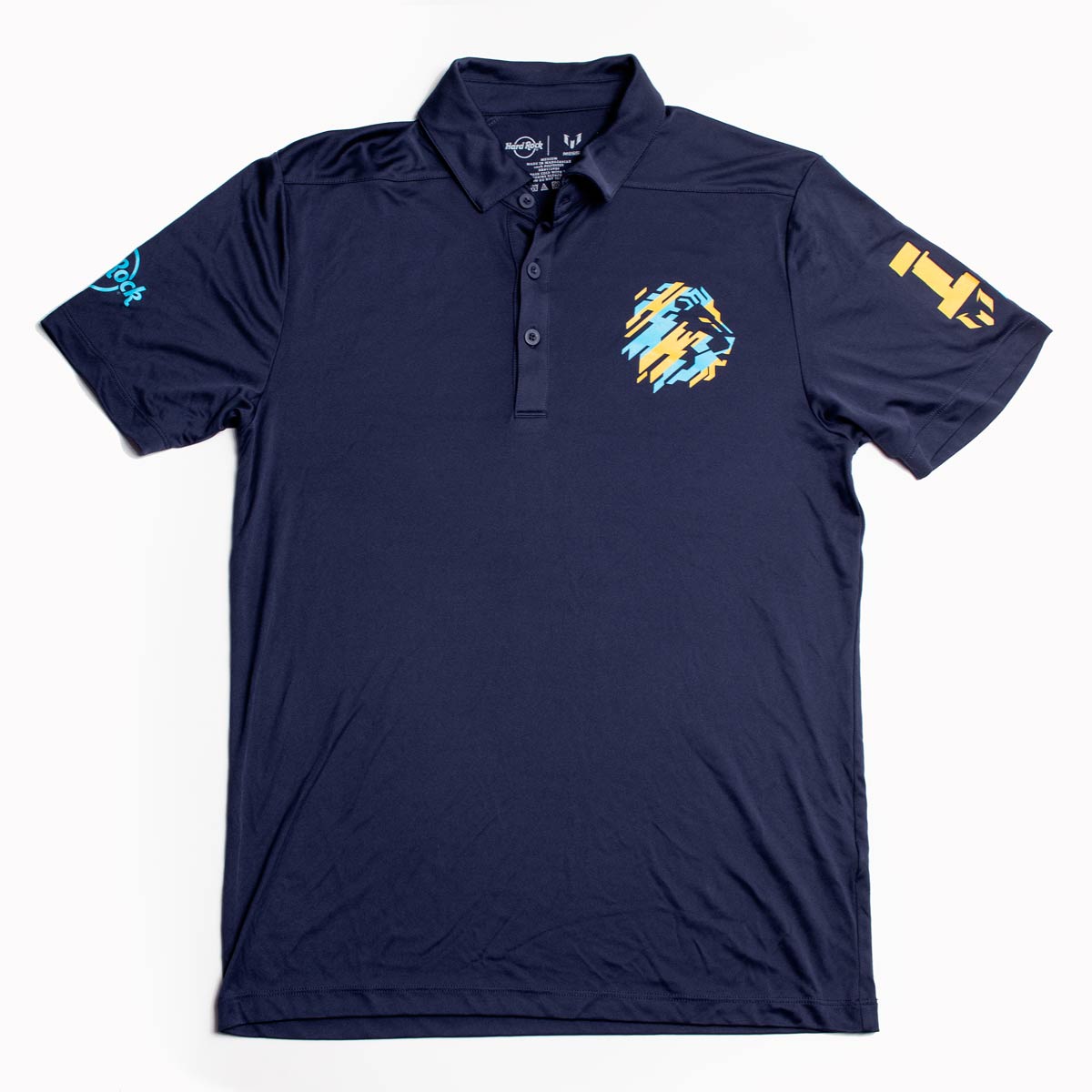 Messi Performance Polo Tee in Navy image number 1