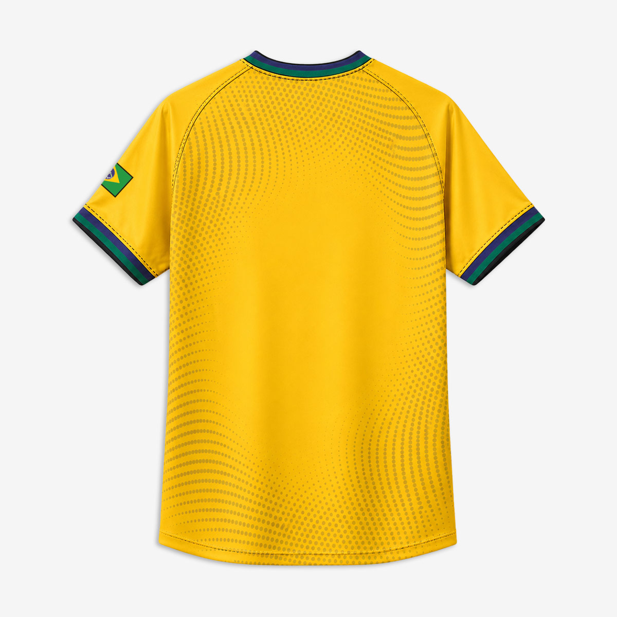 Brazil Soccer V-Neck Tee in Yellow image number 2