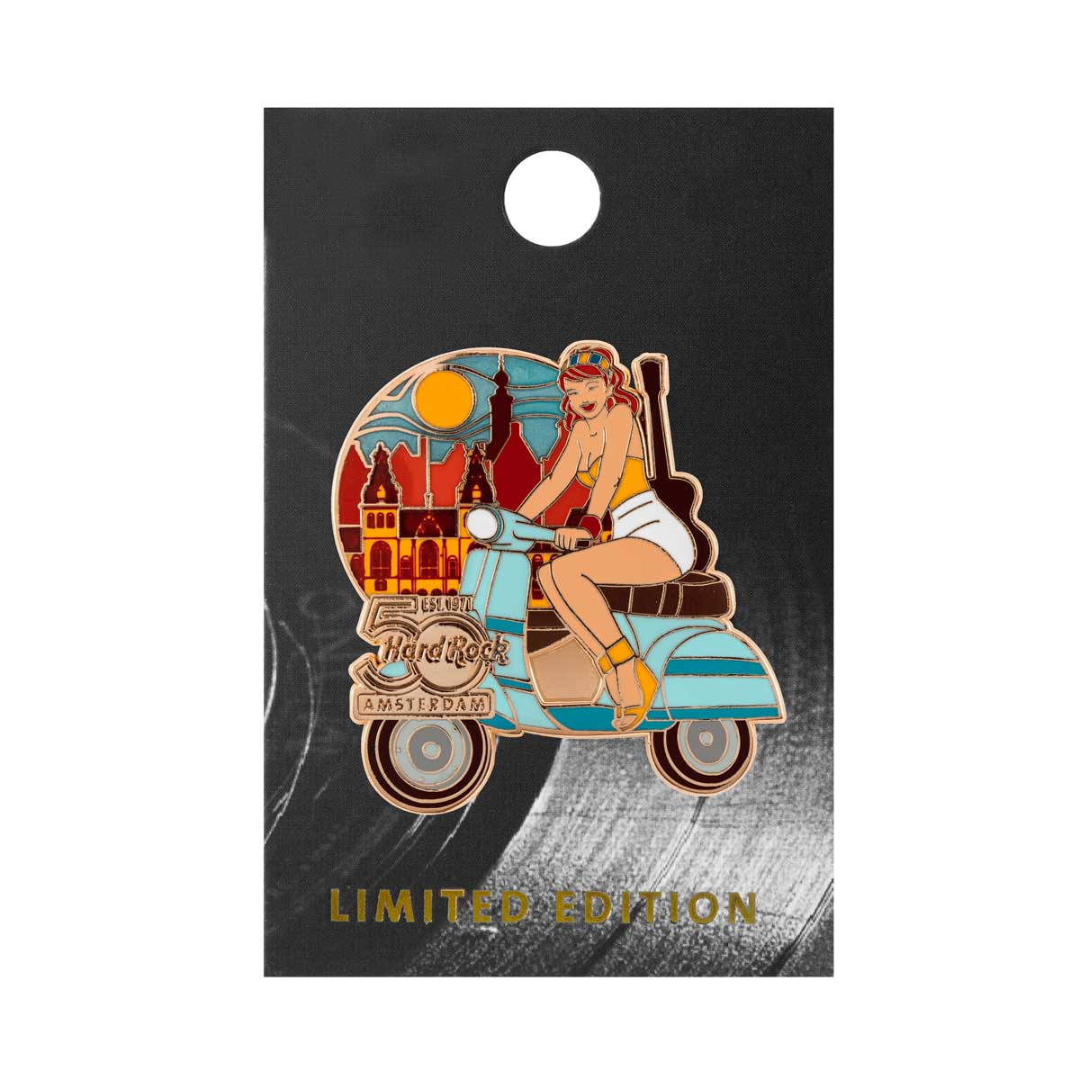 50th Anniversary Scooter Girl Pin Series image number 3