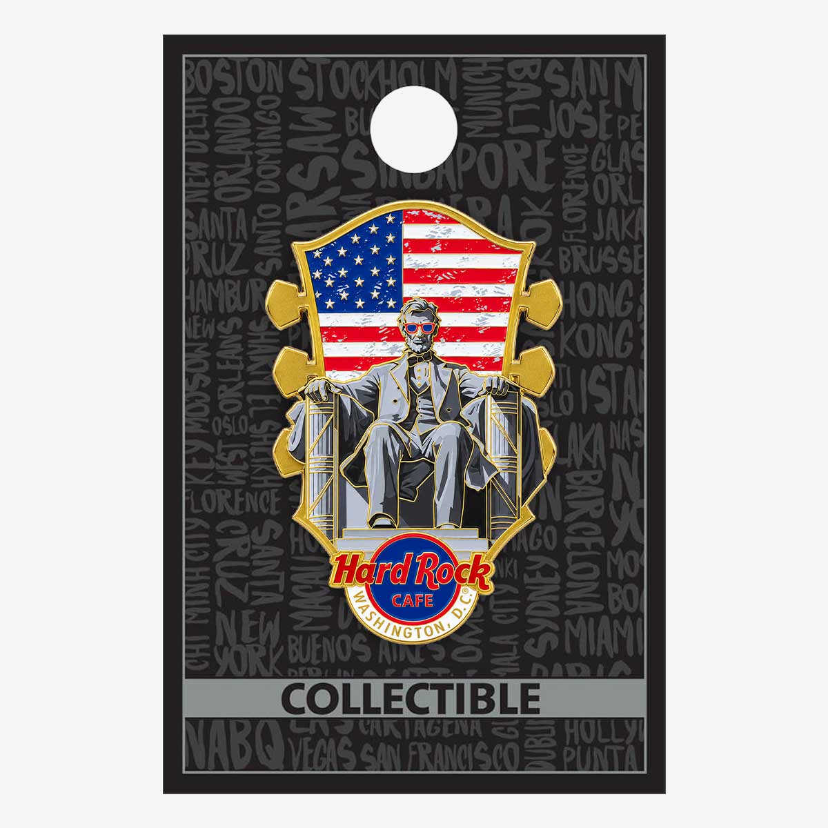Collectible Washington D.C. Lincoln Local Pin image number 2