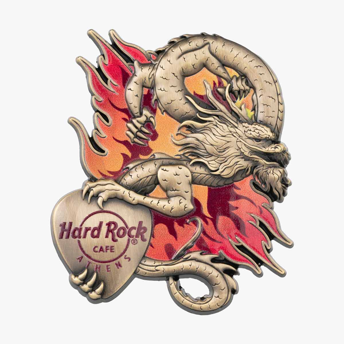 3D Asia Dragon Pin image number 1