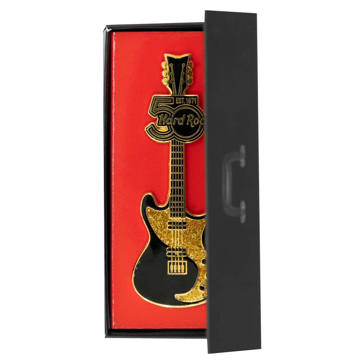 50th Anniversary Jumbo Guitar Boxed Pin image number 4