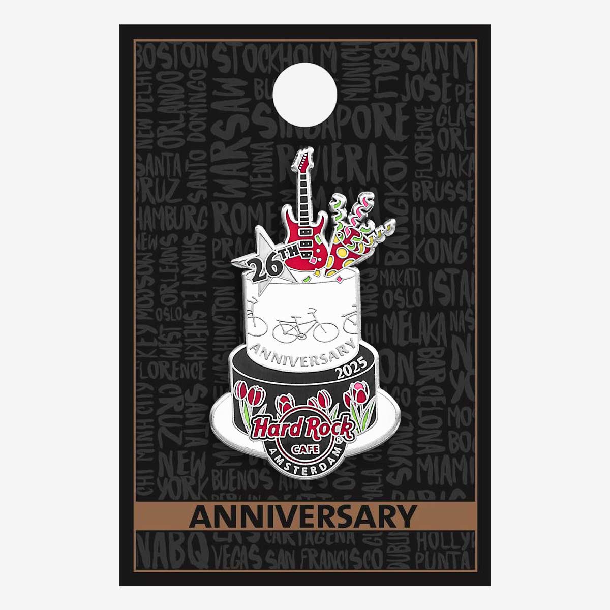 Limited Edition Amsterdam 26th Anniversary Pin image number 2