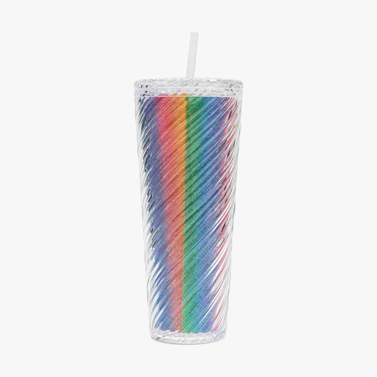 24 oz Rainbow Pride Swirl Tumbler image number 2