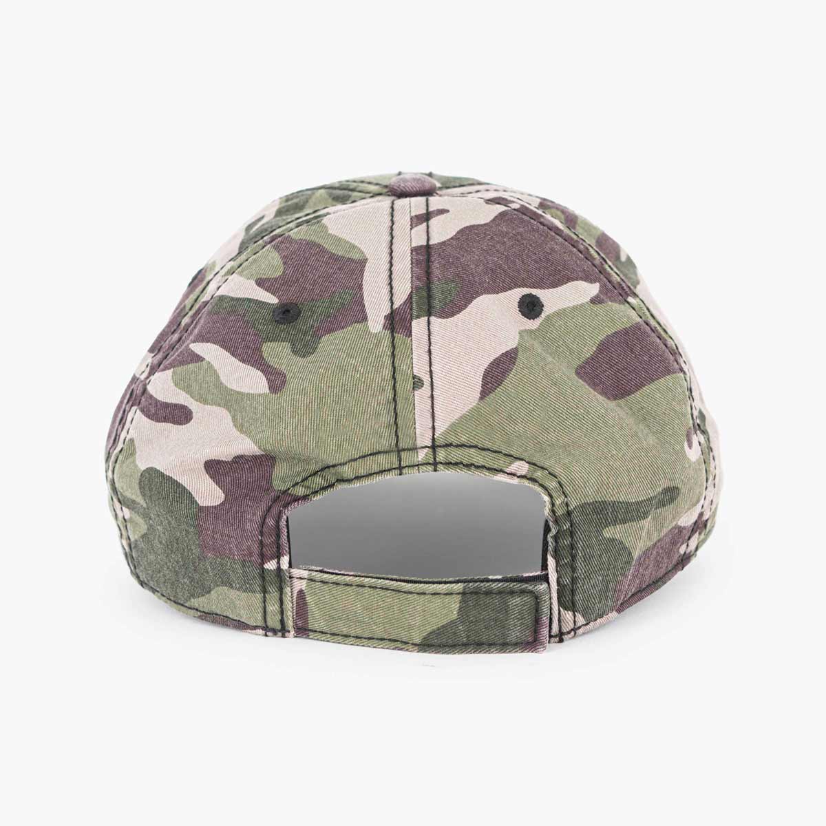 Camo Print Hat with 3D Logo image number 2