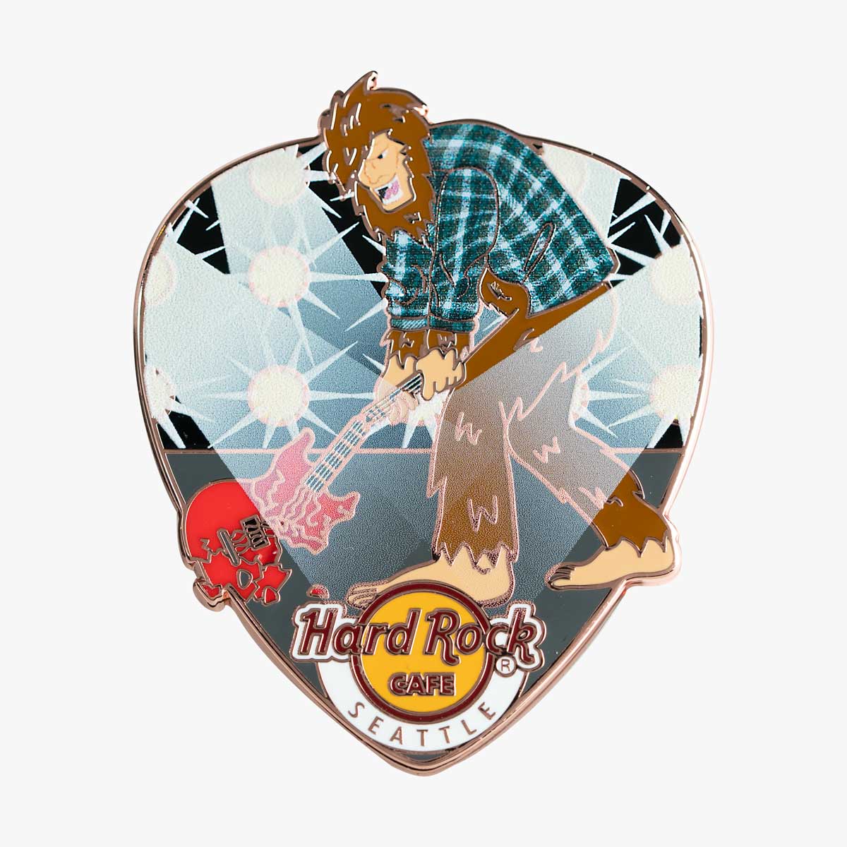 Online Exclusive Seattle Big Foot Grunge Pin image number 1