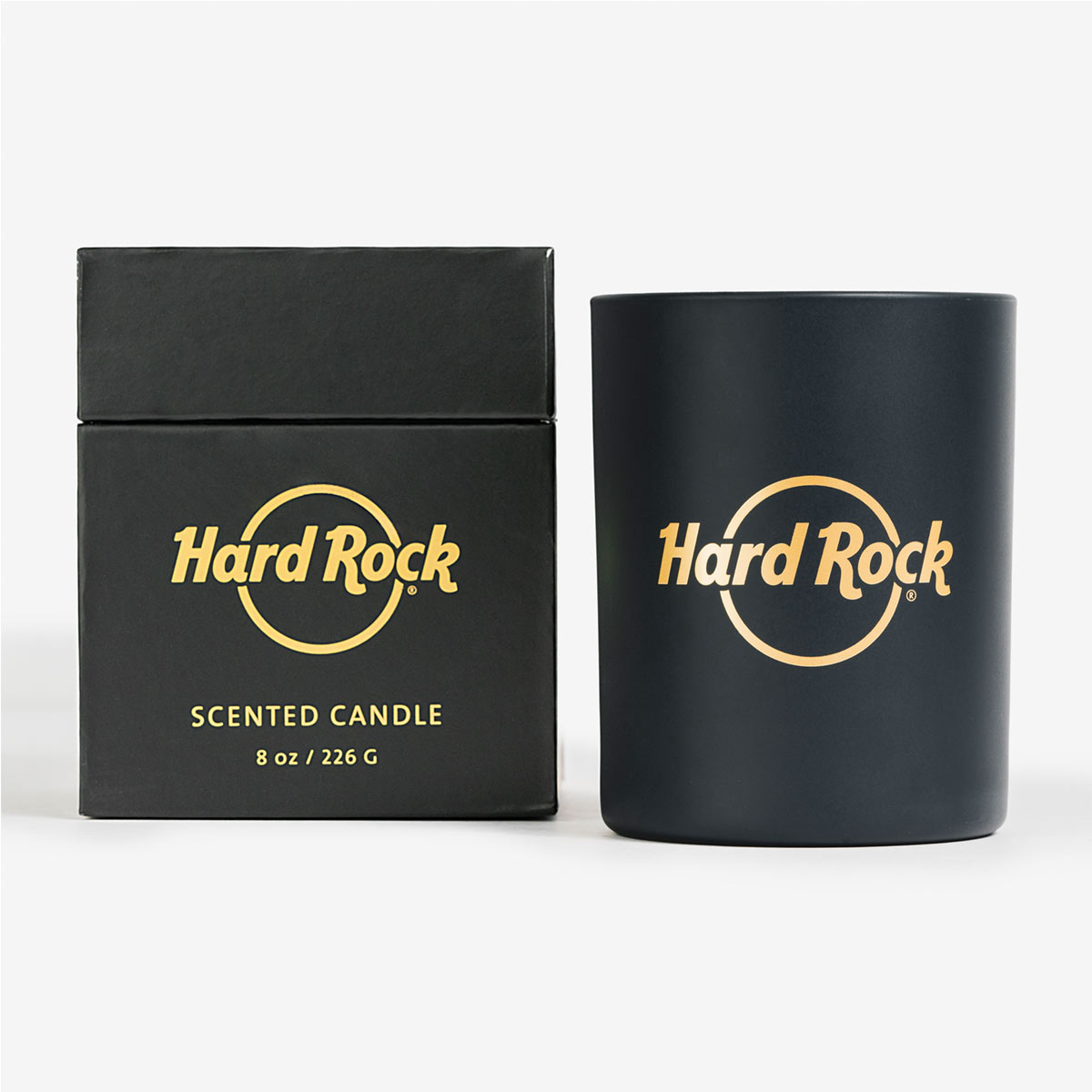 Hard Rock Candle Gold Foil Logo 8oz image number 6