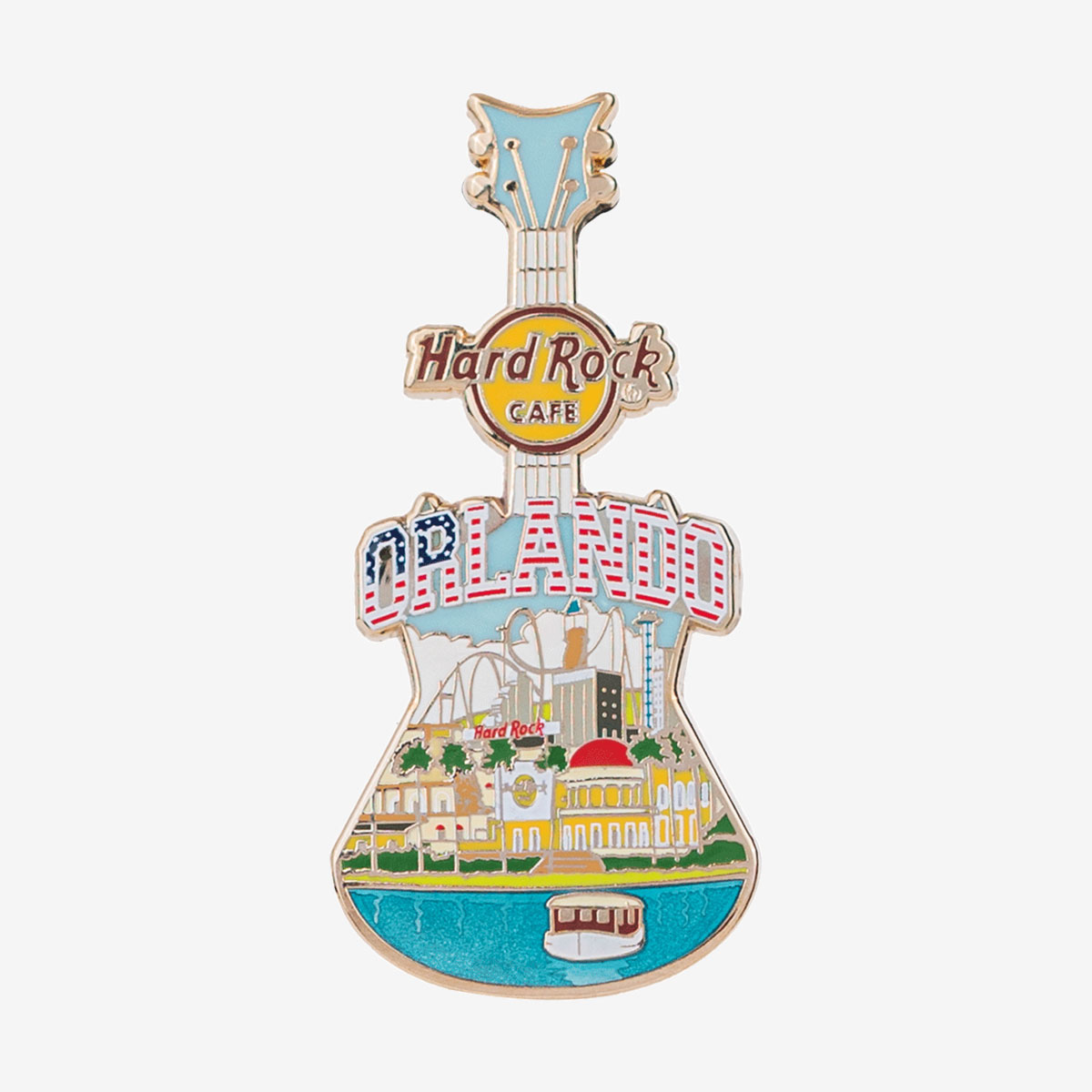 Guitar V20 City Tee Pin image number 1