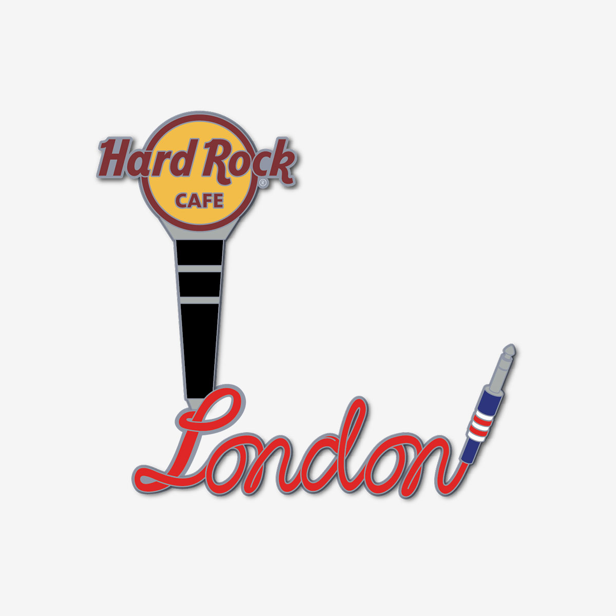 Collectible London Wired Mic Pin image number 1