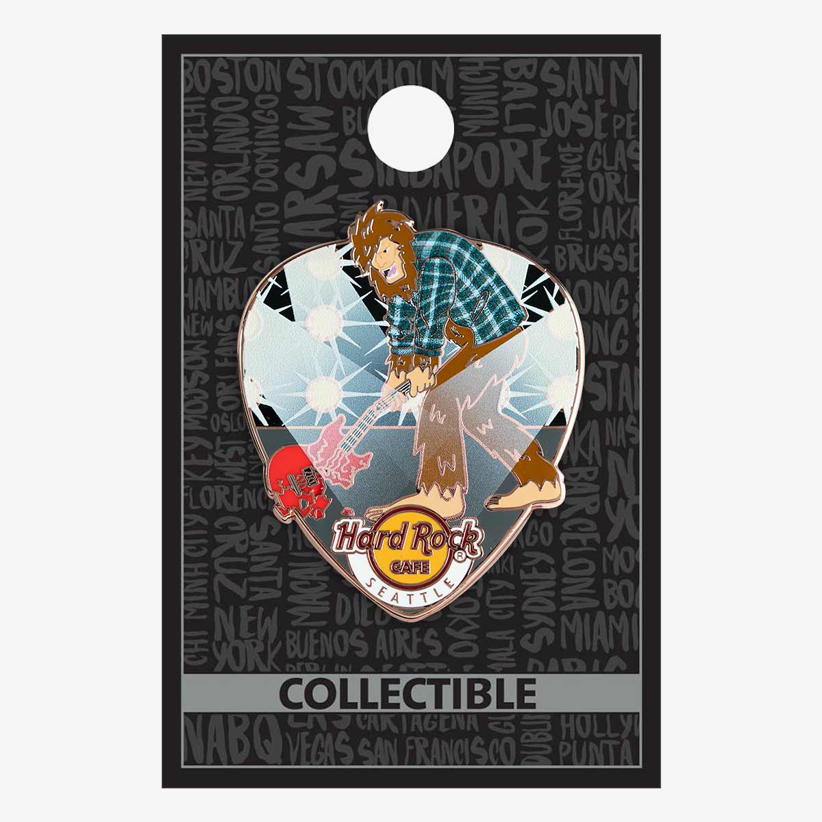 Online Exclusive Seattle Big Foot Grunge Pin image number 2