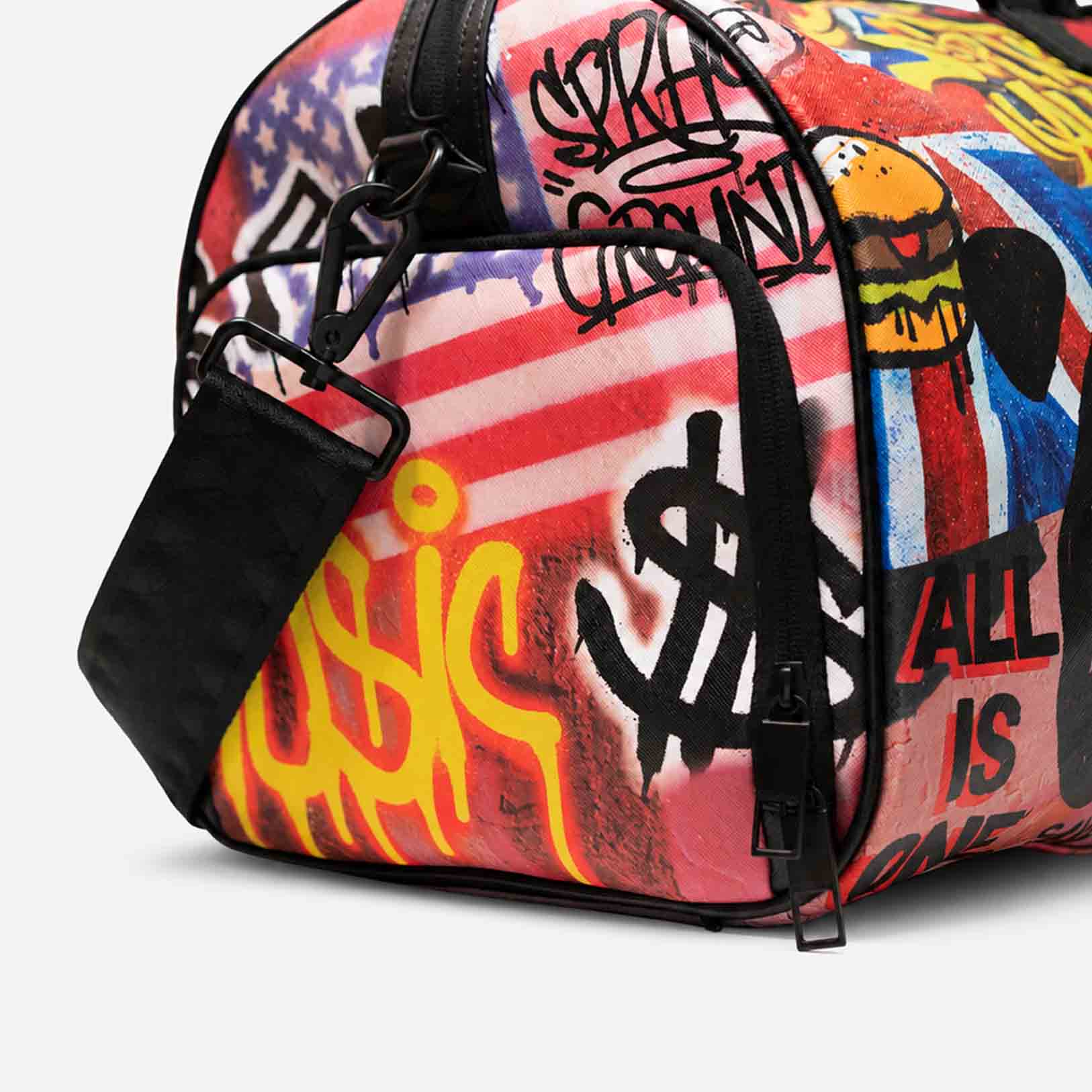 Hard Rock X Sprayground Graffiti Duffle Bag image number 4