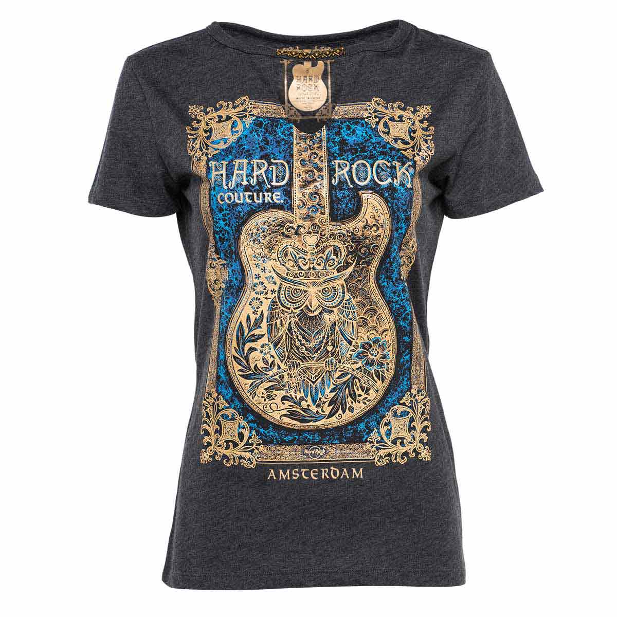 Women's Couture Framed Guitar Tee image number 2
