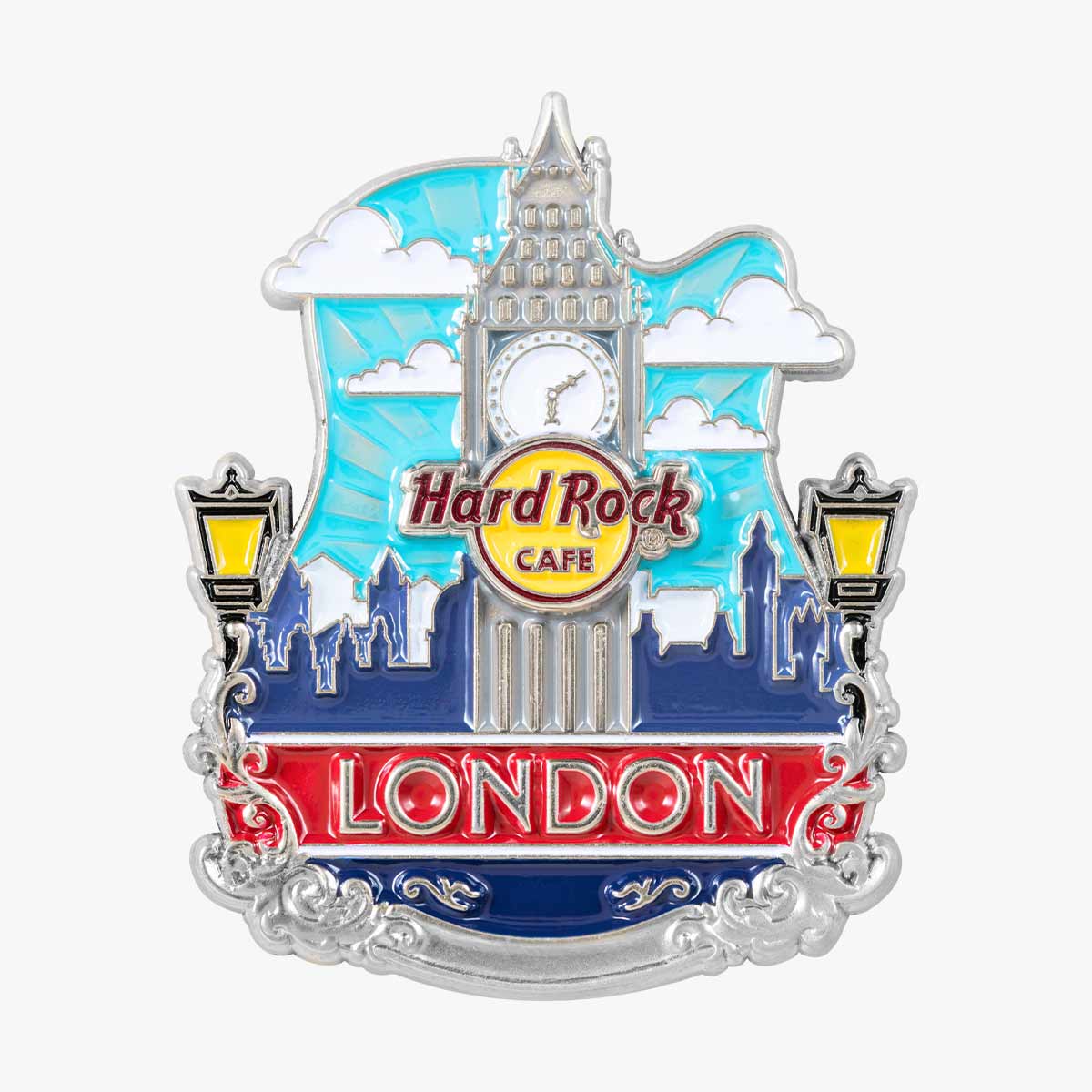 Collectible 3D Core City Guitar Pin image number 1