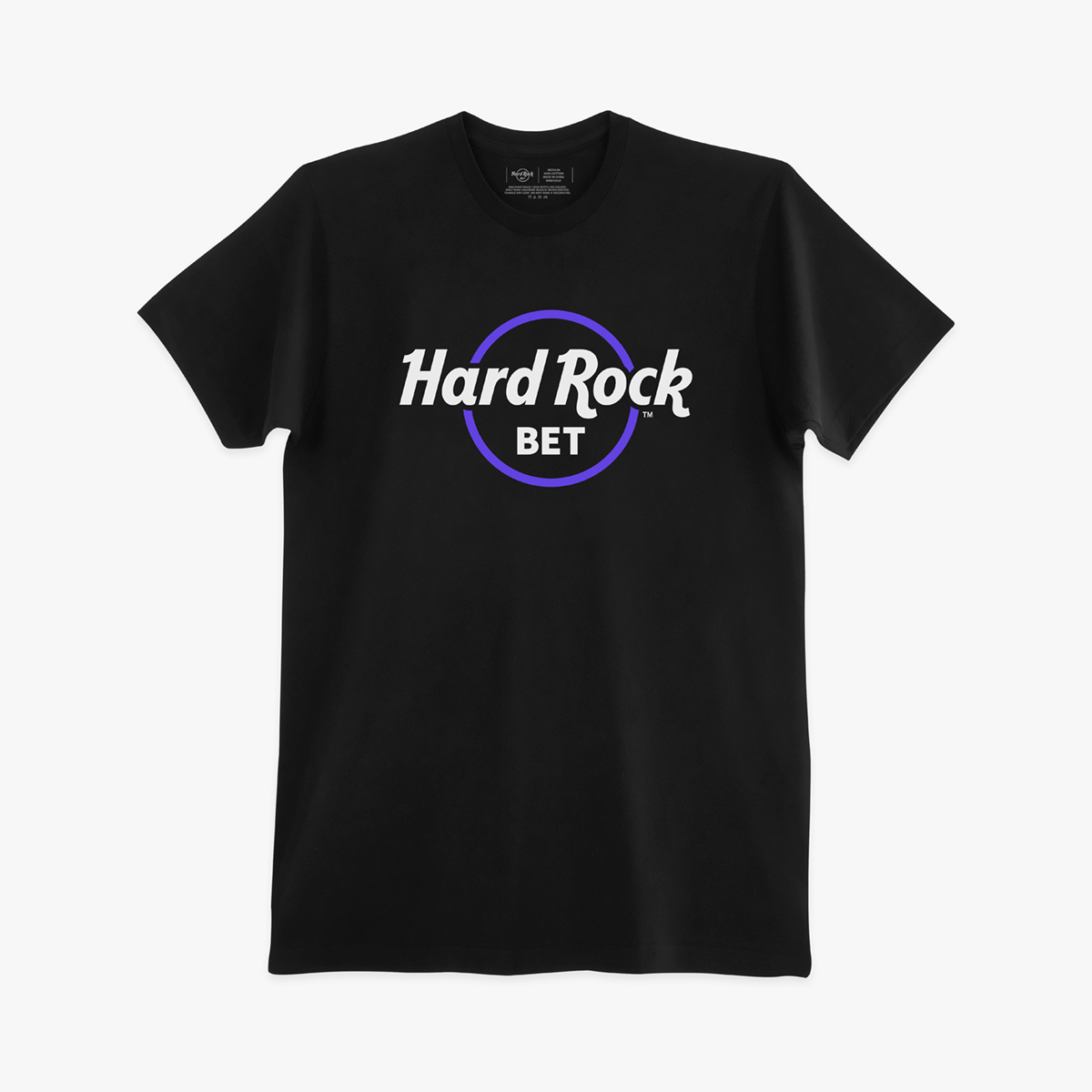 Unisex Hard Rock BET Classic Logo Tee Black image number 1