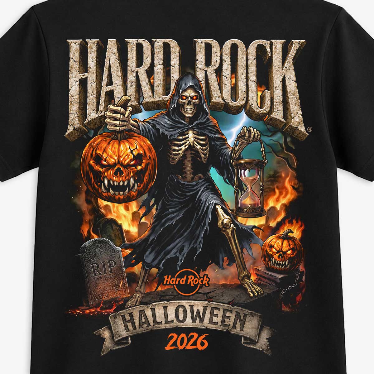 Halloween 2026 Grim Reaper Tee in Black image number 2