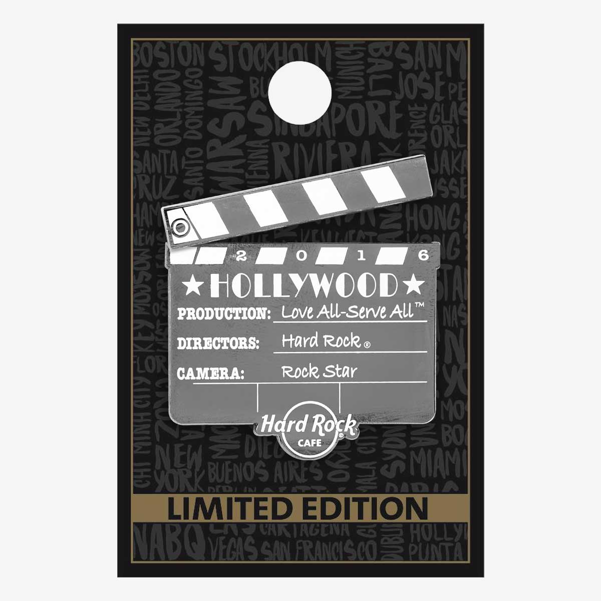 Hollywood Clapboard Pin image number 2