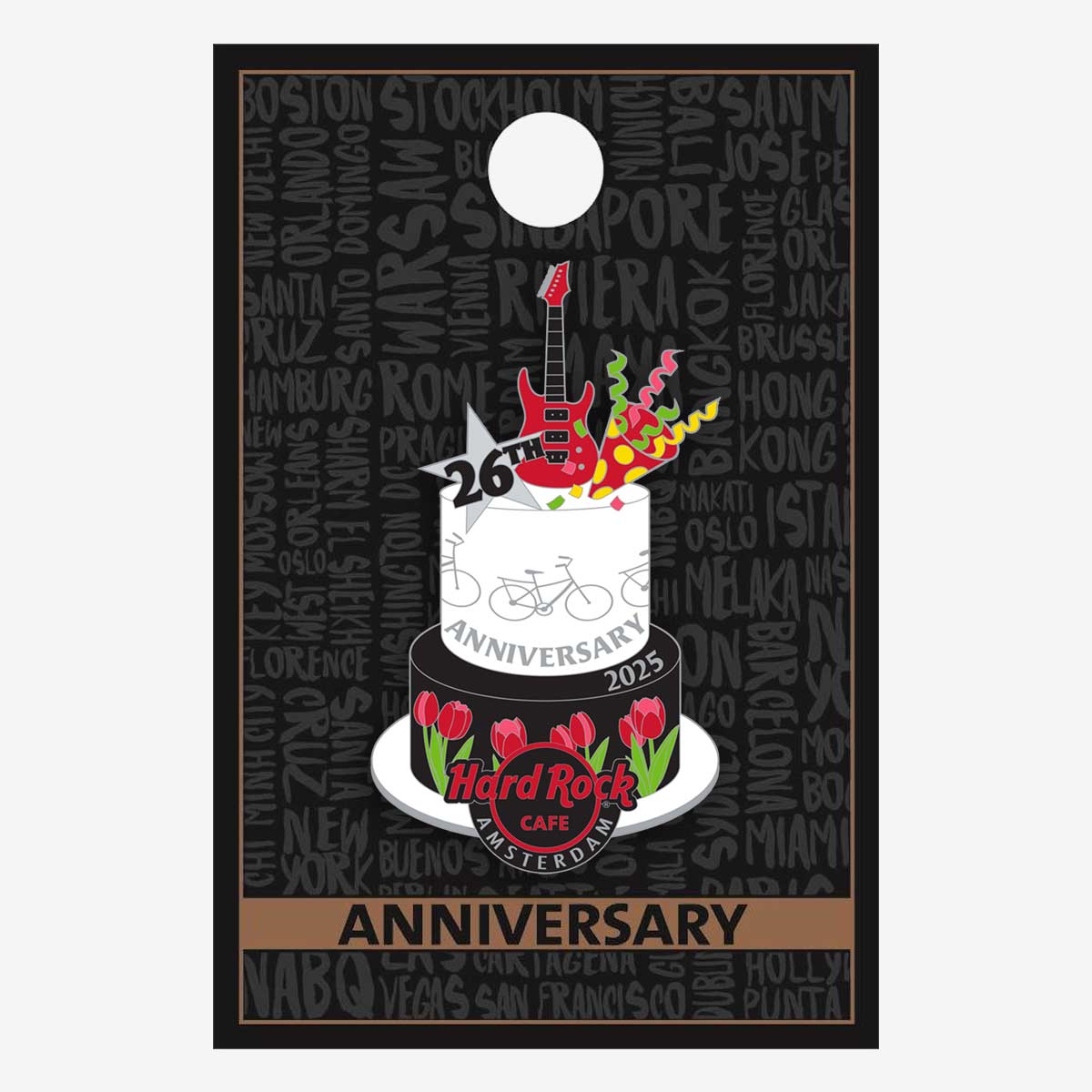 Limited Edition Amsterdam 26th Anniversary Pin image number 2