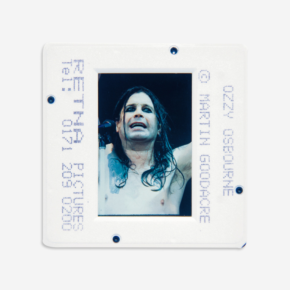 Black Sabbath Boxed Original Acrylic 35MM Photograph in Acrylic Case image number 1