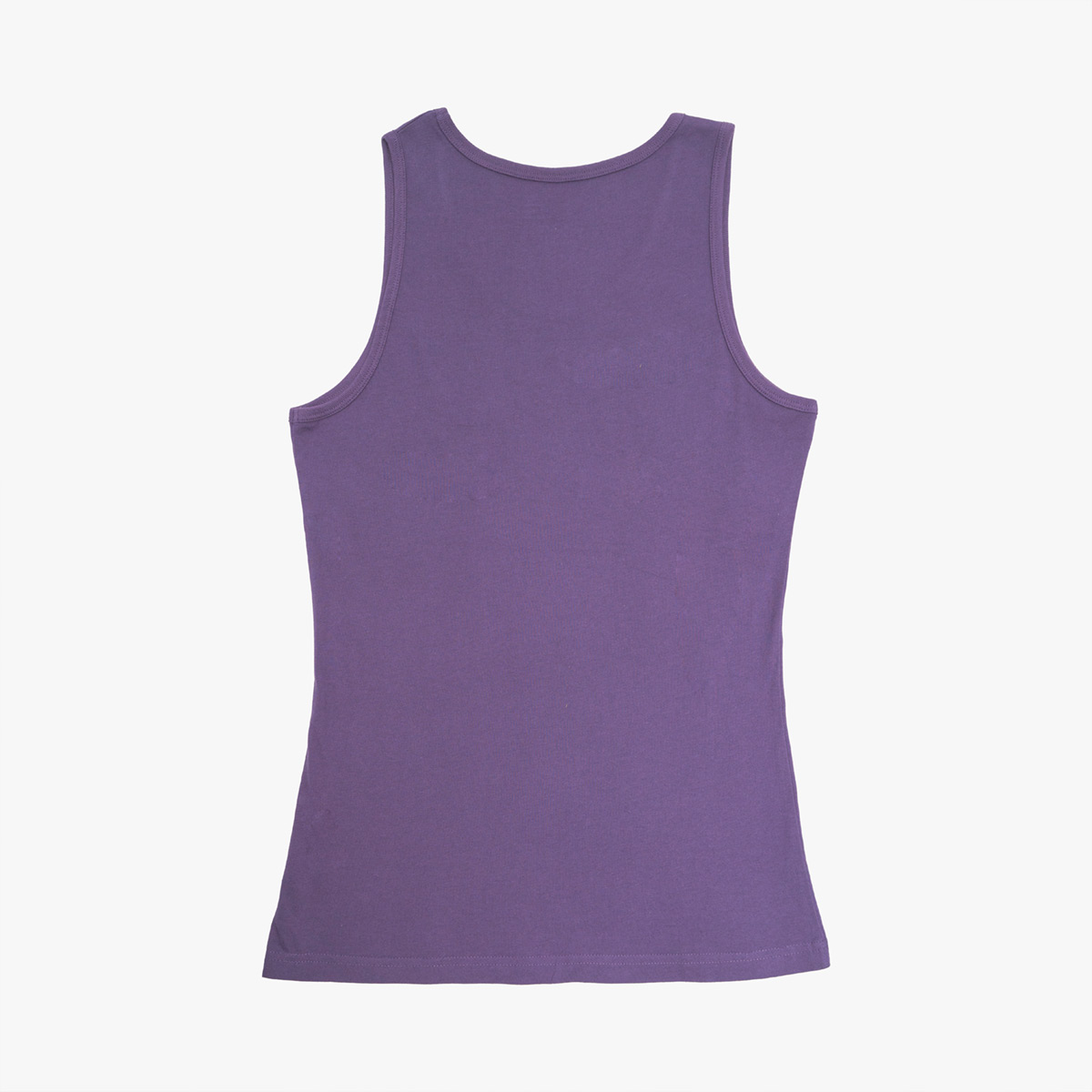 Ladies Fit Pop of Color Tank in Grape Compote image number 3
